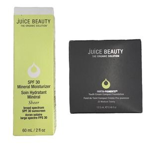 Juice Beauty Lot SPF 30 Mineral Moisturizer & Compact Foundation 23 Medium Tawny